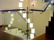 стекло 8mm+1.14PVB+8mm закаленное безопасностью, стекло ясности прокатанное для перил лестницы