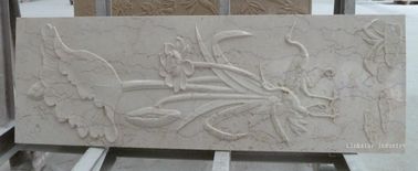 Естественный бежевый panelling стены мрамора 3d