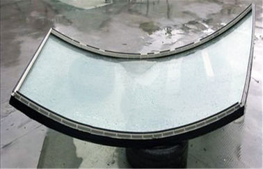 Архитектурноакустическое изогнутое изолированное закаленное стекло 19mm с алюминиевой рамкой