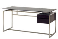 Черное стекло бюро столы современный письменный стол для гостиной мебели
