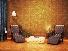 Домашние панели стены декора 3D декоративные вручают зону рекламы краски