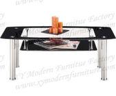 журнальный стол закаленный прямоугольником стеклянный xyct-008