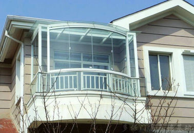 ясная 12mm декоративная изогнутая закаленная стеклянная/подкрашивала для архитектурноакустического Windows